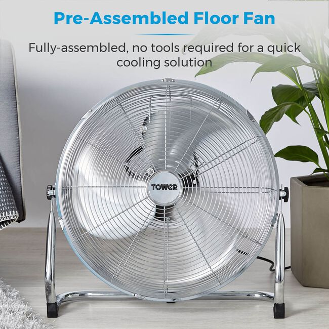 Tower 18" High-Speed Velocity Floor Fan